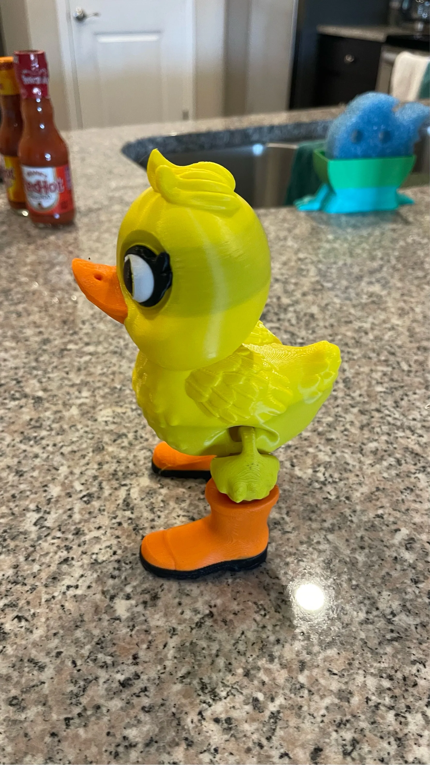 PRINT IN PLACE FLEXI DUCK WITH BOOTS-0