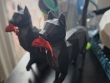 Low Poly Cat Statue With Magnet Accessories-2