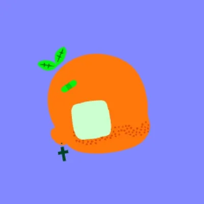 Orange.