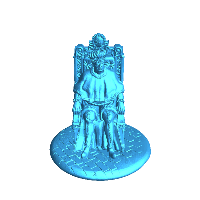 King with Throne
