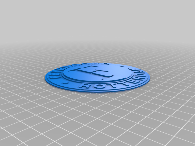 Feyenoord Rotterdam 3D Logo - v2