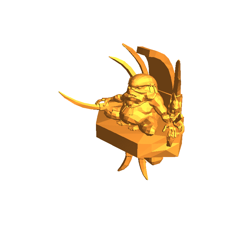 Slann Star Master - Echsenmenschen - dp - low poly