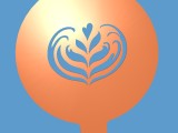 Stencil for coffee heart-3