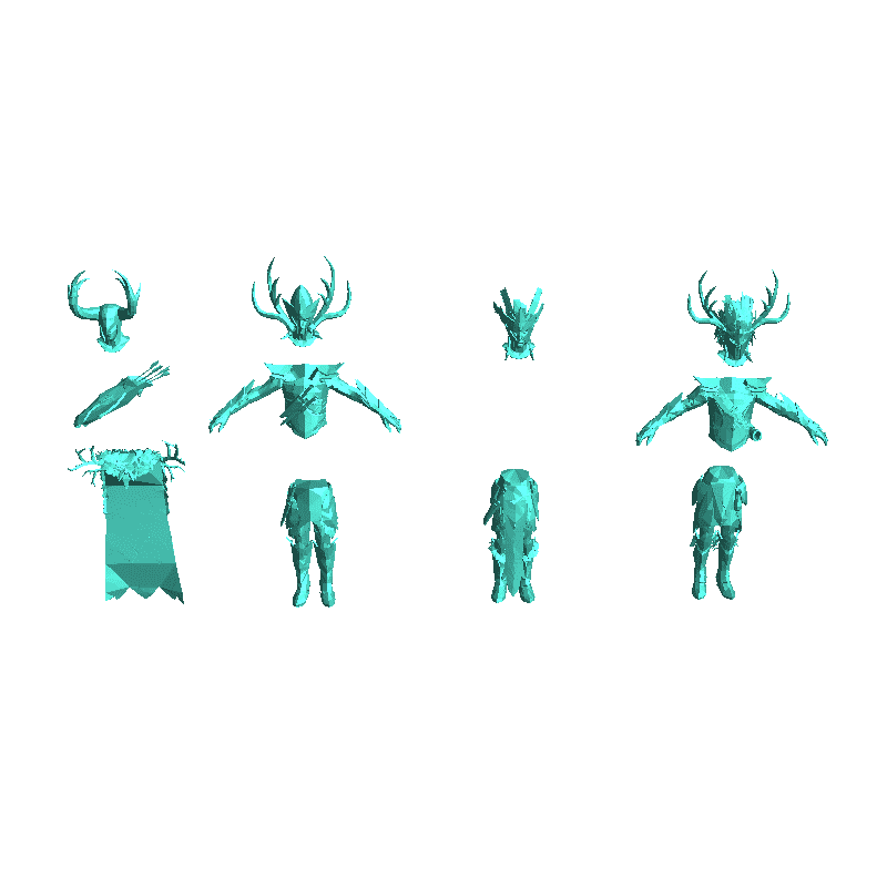 wood elves mesh dump