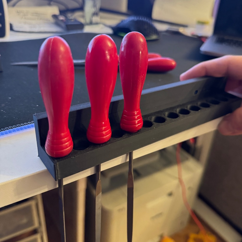 Needle File Holder – Wall Mounted Tool Organizer Workshop