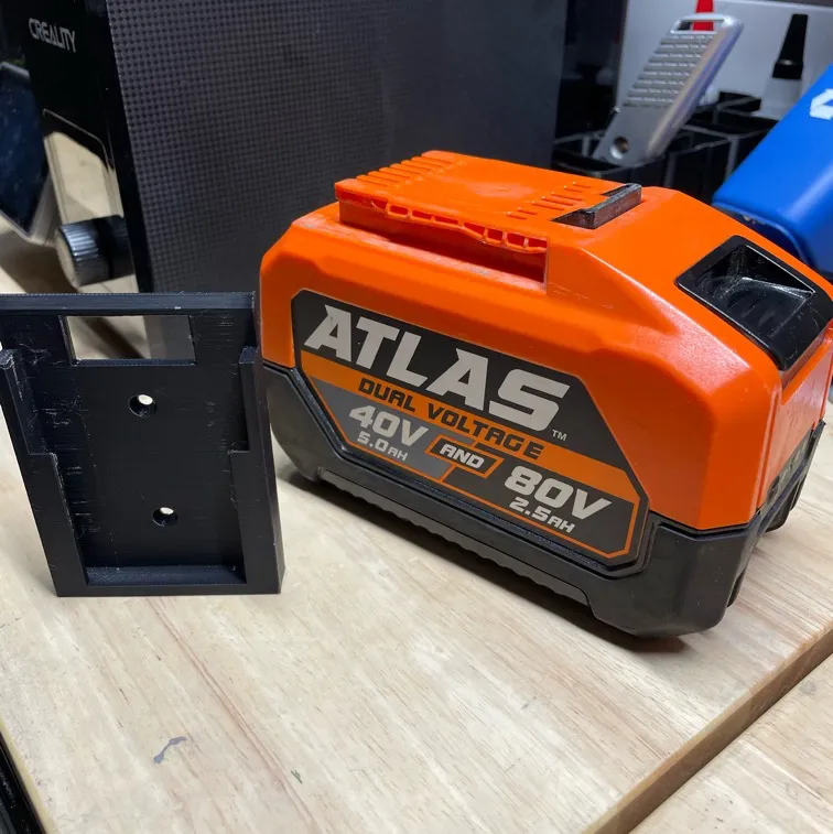 Harbor Freight Atlas battery wall mount