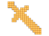 mincraft diamond sword-0