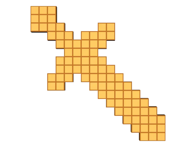 mincraft diamond sword