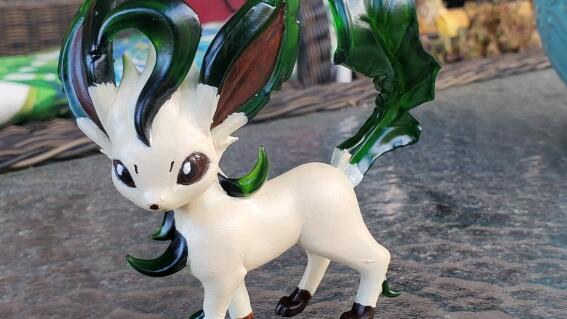 Folipurba - Figurine de Fan Art Pokémon à peindre - Leafeon