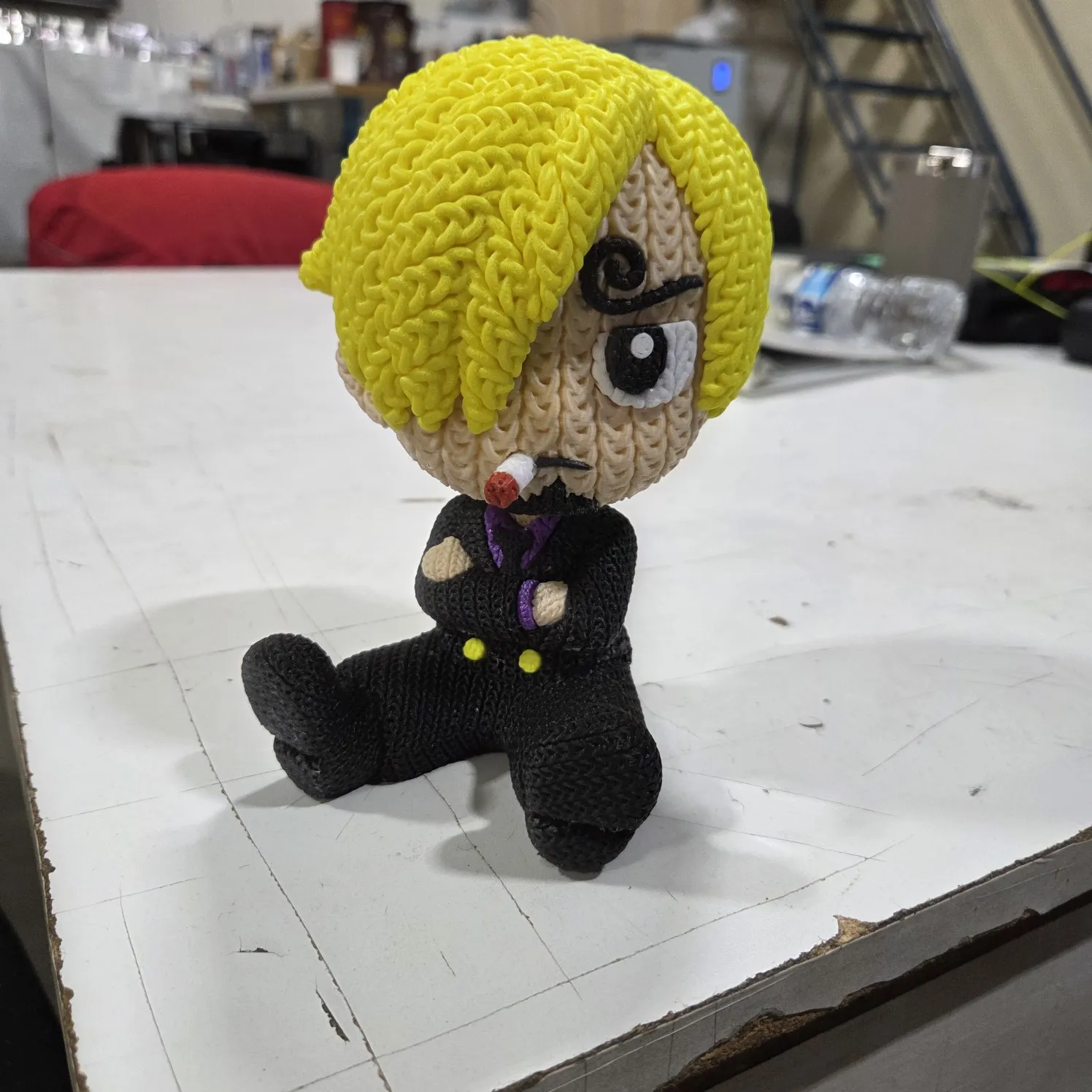 Sanji - Knitted - Crochet - One PIece - Multipart-0