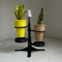 Scoop & Bloom Ice Cream Planter-4