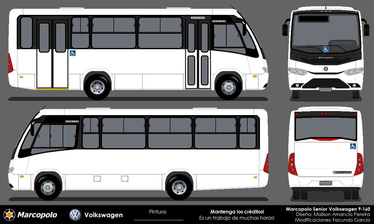 Marcopolo senior g7 Volkswagen 9-160 eod