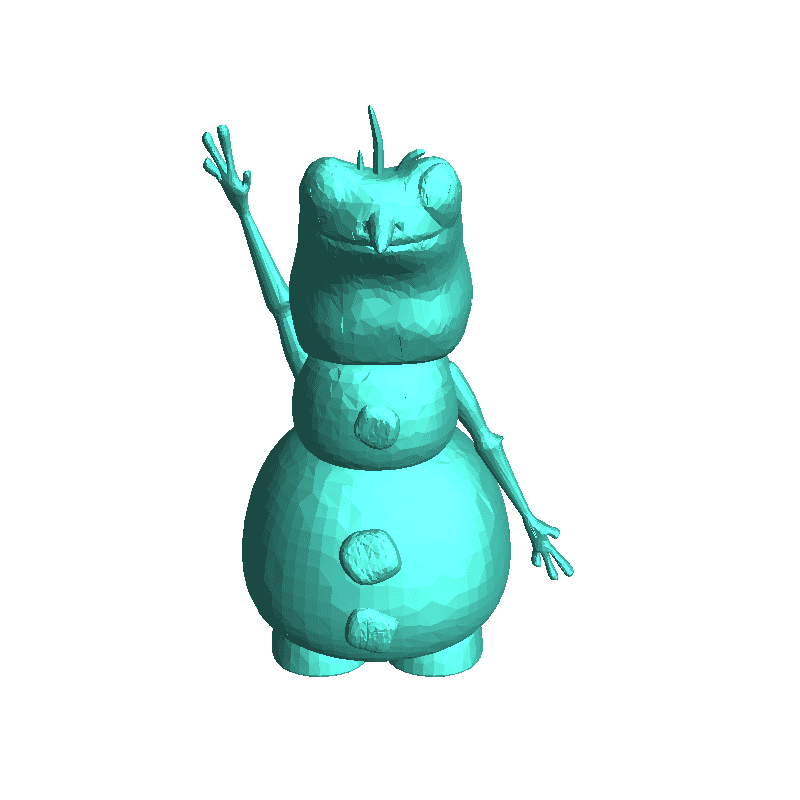 snowman frog
