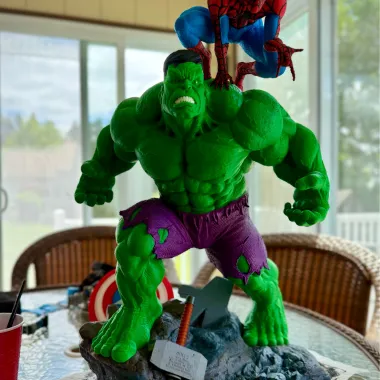 Hulk and Spiderman -1