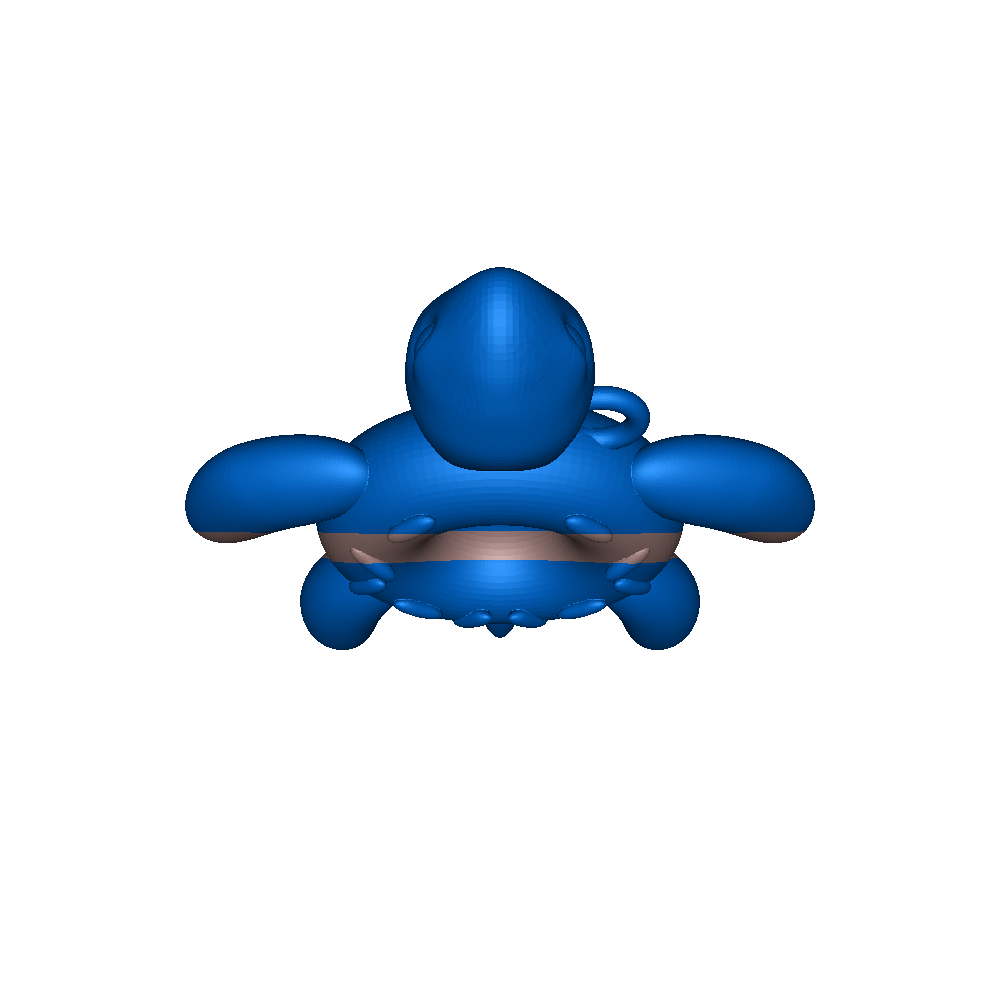 Donut Turtle charm/keyring