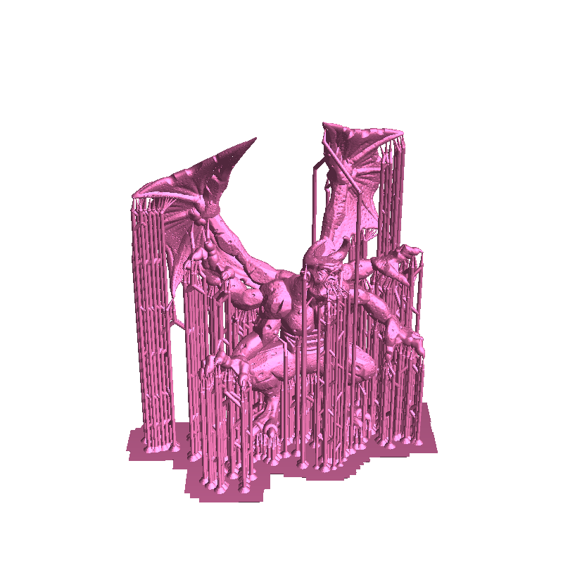 RPM Patreon request "Four armed stone gargoyle" 3D models download