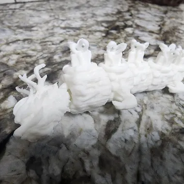 Flexible Oriental Christmas Dragon - Cute 3D Printable Model-0