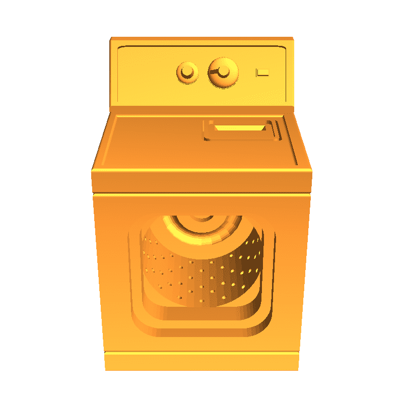 Front Loading Dryer - square door