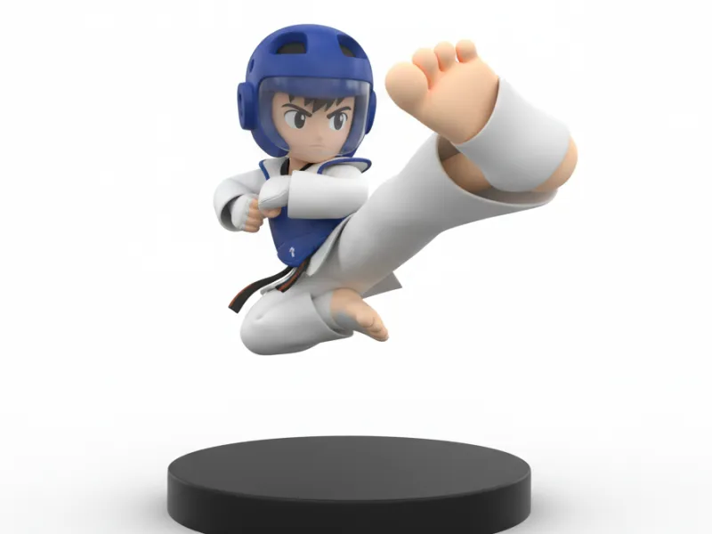Taekwondo Flying Kick