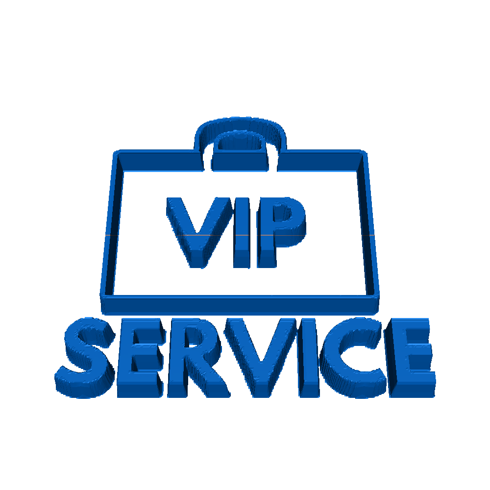 Badges & Coins STL Download - VIP SERVICE GROUP (BUSINESS DESIGN)by C-VDC