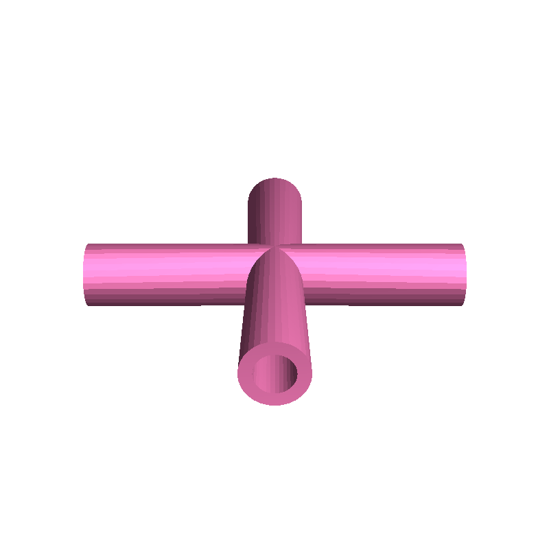 Rundstab-X-Verbinder