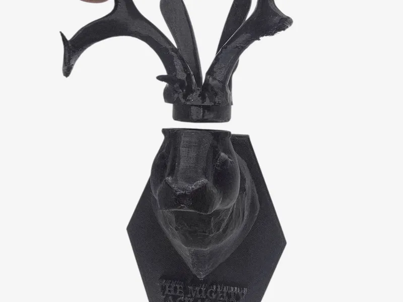Jackalope-montage met verborgen compartiment