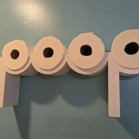 support papier toilette poop