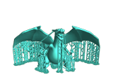 Charizard Pokemon (Pre-supported)-0