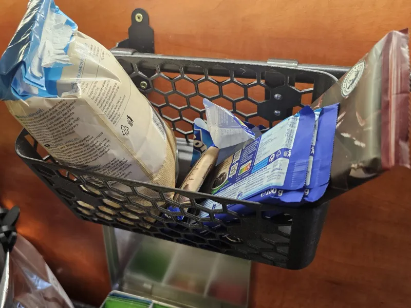 Ikea Hultarp box with hooks