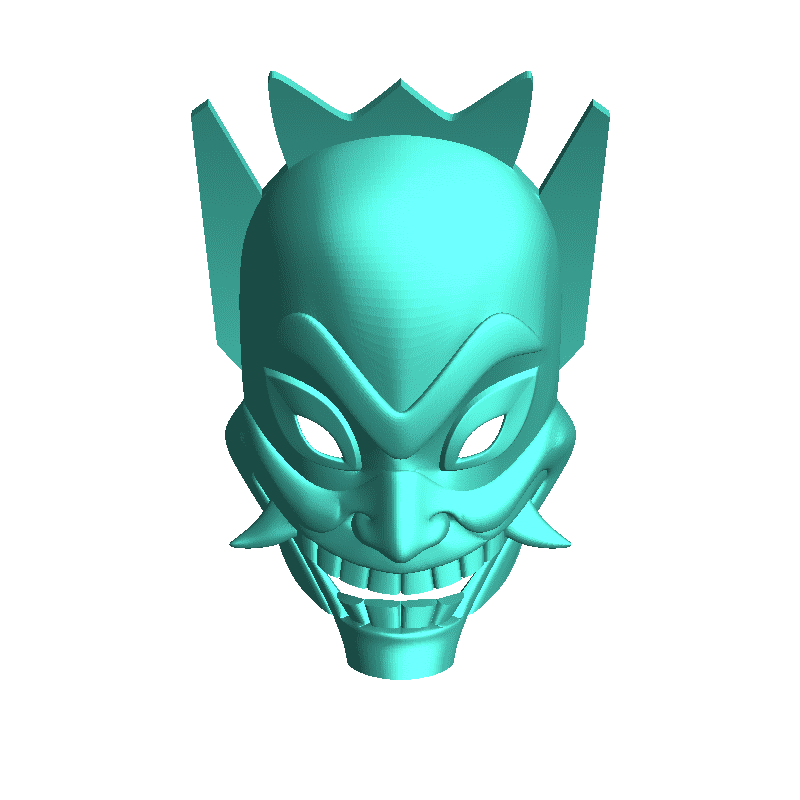 Blue spirit mask | 3D models download | Creality Cloud