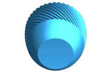 Rounded Spiral Plant Pot-0