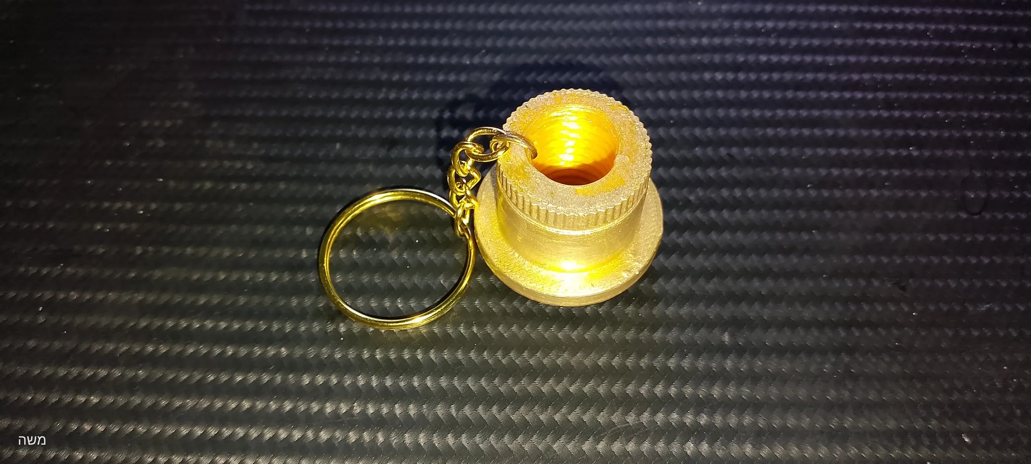 MINIATURE IQ-12 SPINDLE NUT STYLE KEYCHAIN-1