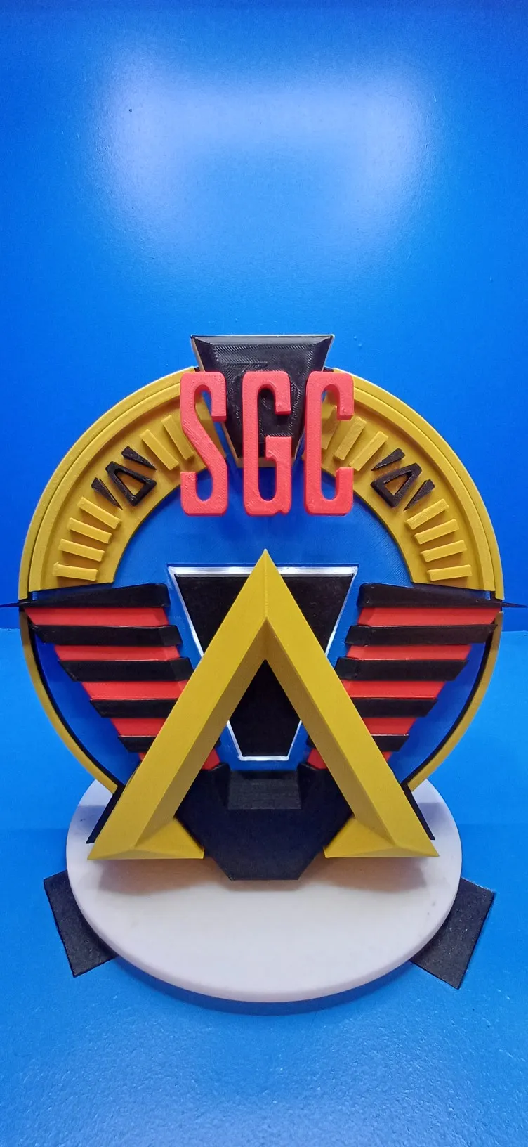 dessous de verre en relief Stargate SGC-0