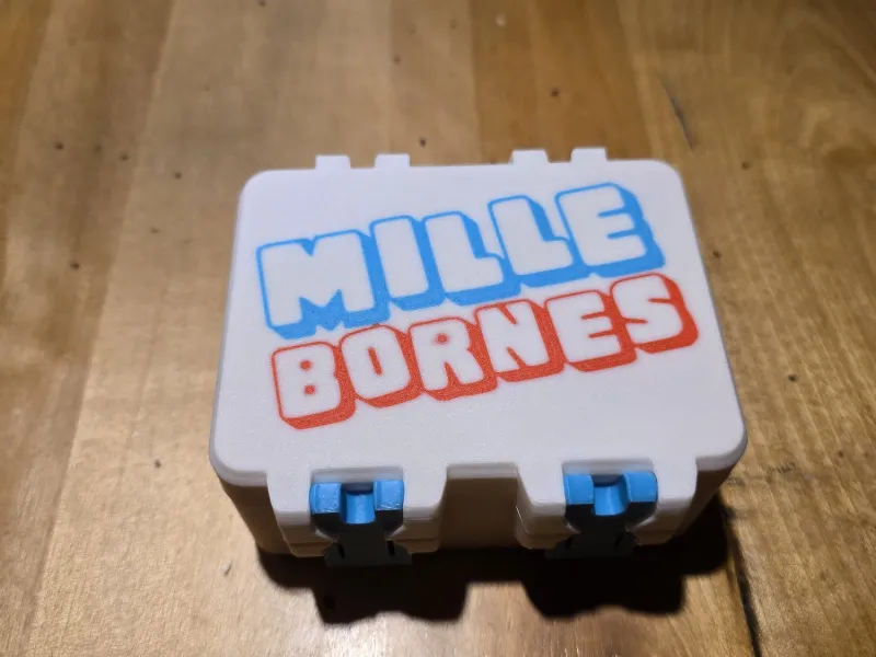 Caixa de cartas Mille Bornes