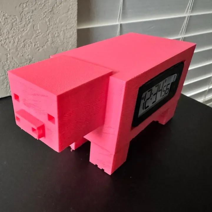 Minecraft Piggy Clock