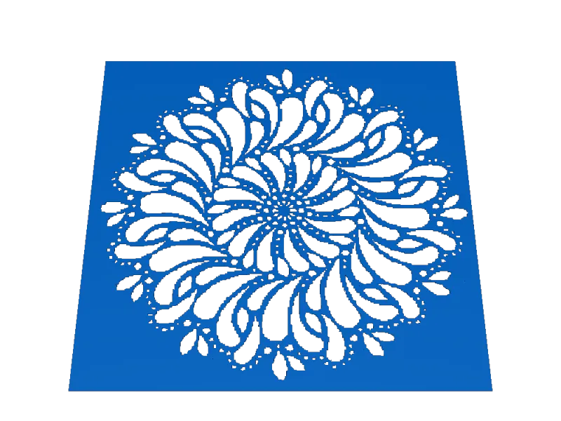 șabloane mandala pentru aerograf 