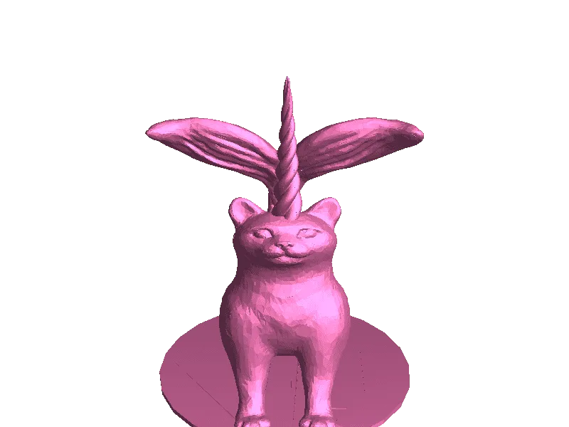this is a mix between a mermaid,  cat,  and unicorn