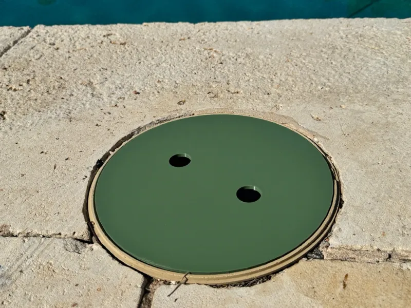 Schwimmbad-Skimmerdeckel 9 und 7/8 Zoll breit