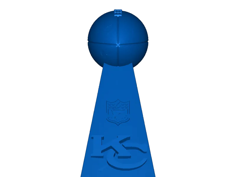 Trophée du Superbowl KC