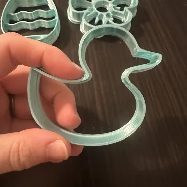 12 Easter Cookie Cutters Bundle - Eggs, peeps, chicks & more-1