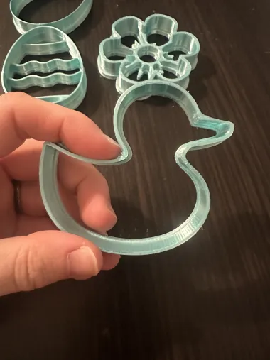 12 Easter Cookie Cutters Bundle - Eggs, peeps, chicks & more-1