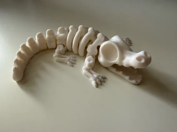 Articulated Skeleton Crocodile - Toys - PLA - 3D printed product - фото 18