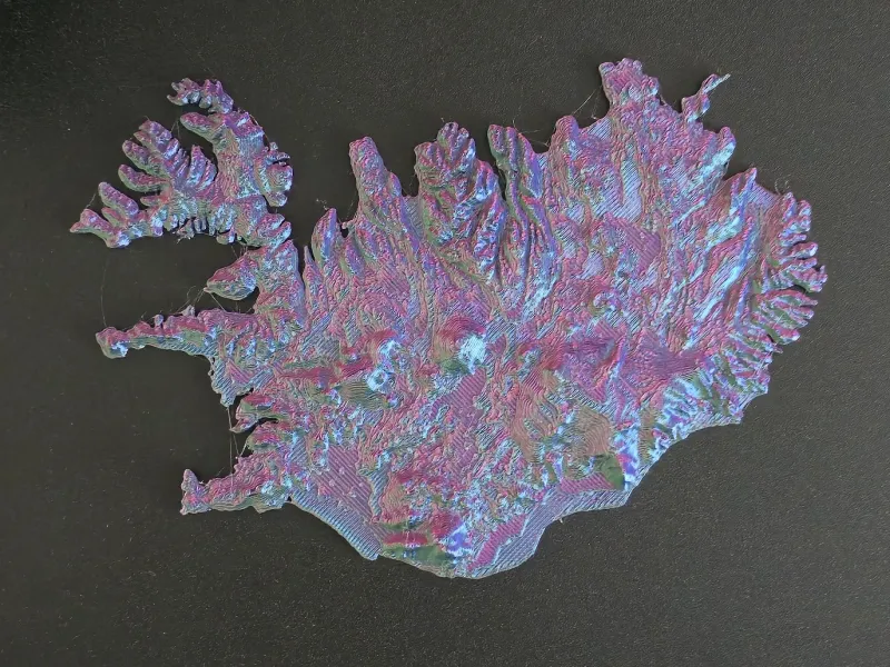 Map of Iceland (Premium Version)