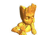 baby groot vase-0