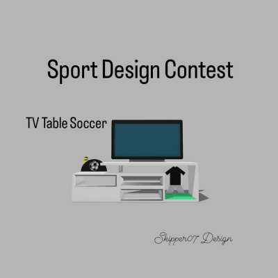 Tv Table Soccer  3d model
