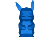 low poly Pikachu -0