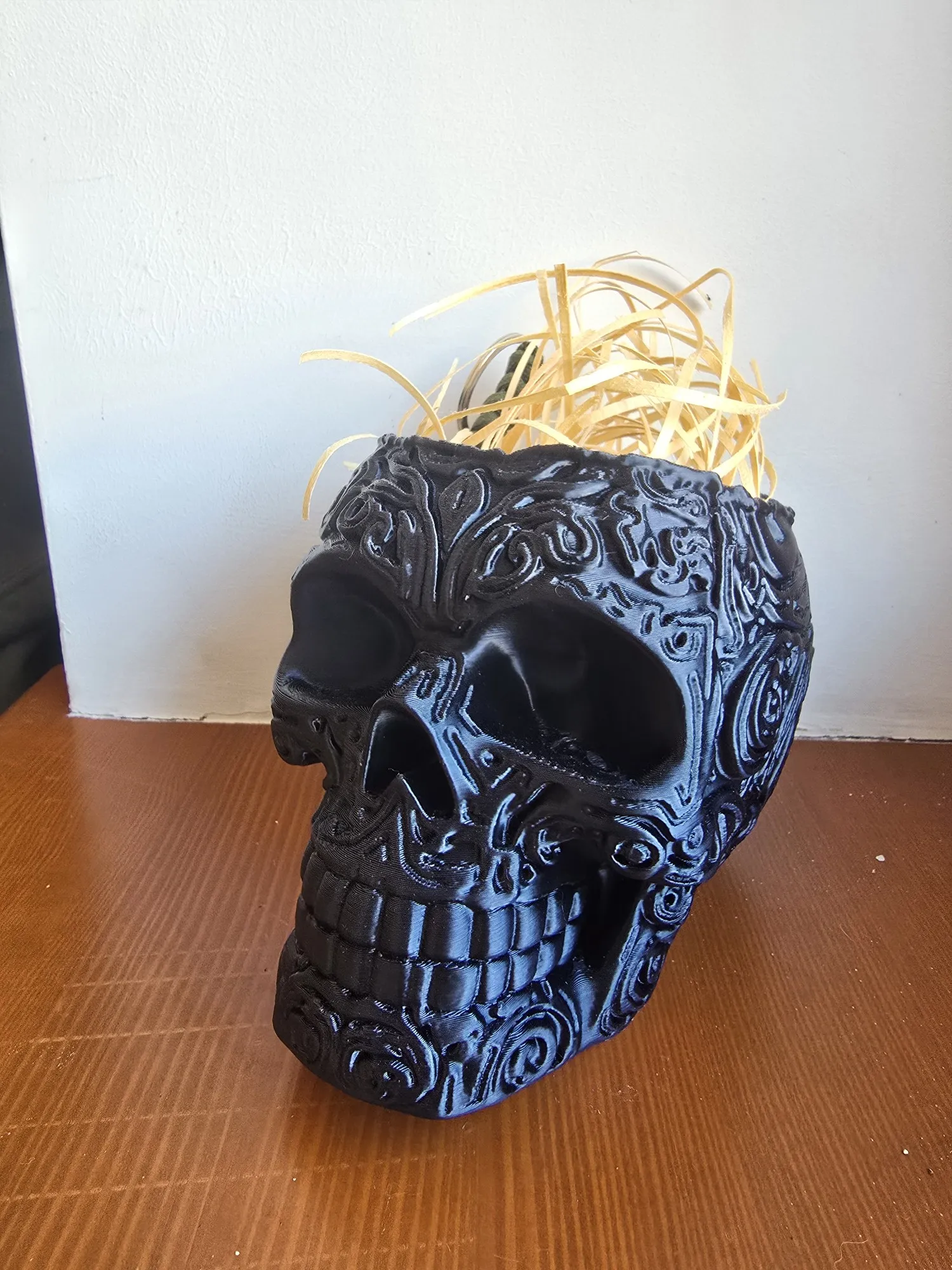 Skull Shaper Pot/Planter Cover-3