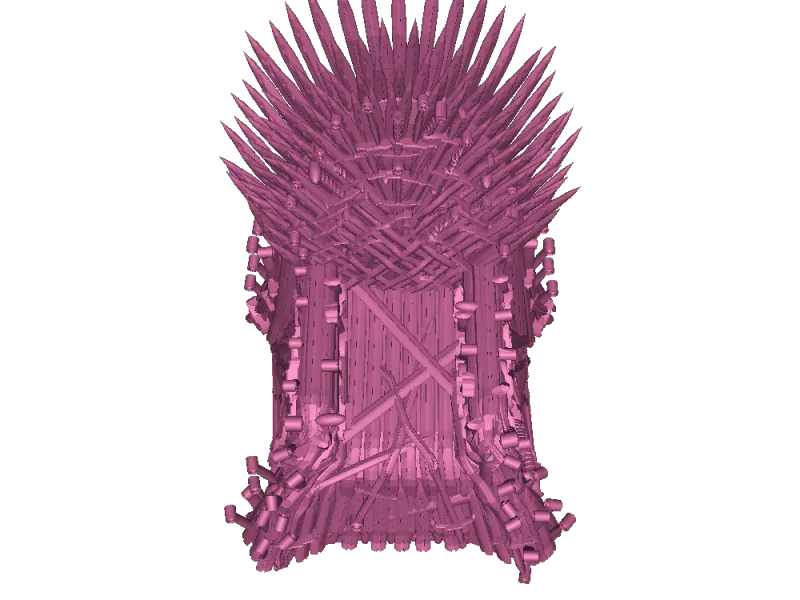 iron throne. high def