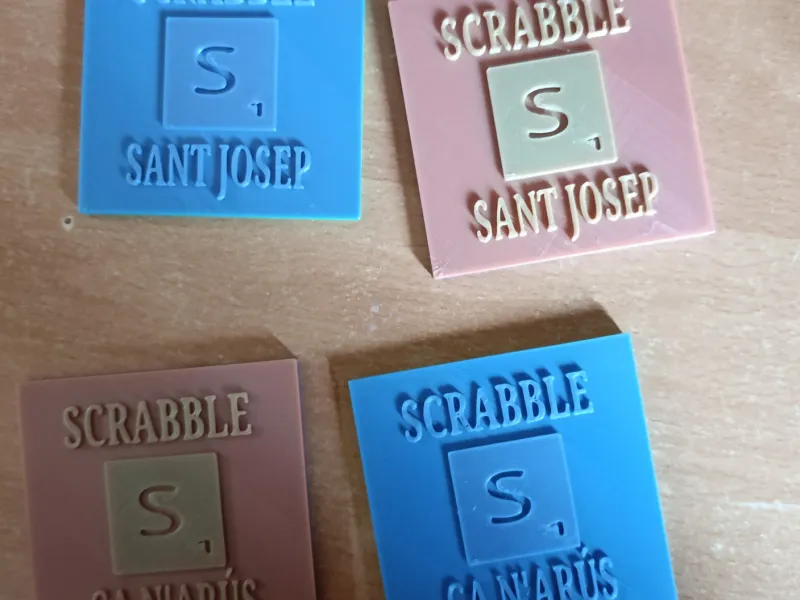 Posavasos Scrabble casal