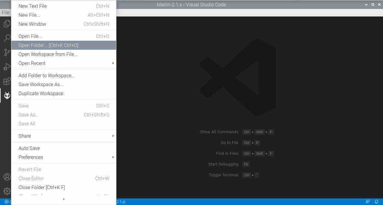 Making Marlin firmware with Visual Studio Code | Creality Cloud